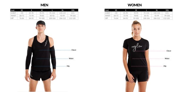 Polera Running s/manga Uglow-Race Top Tank Zip - Imagen 2