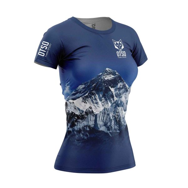 Polera de running Manga Corta Mujer Otso Everest